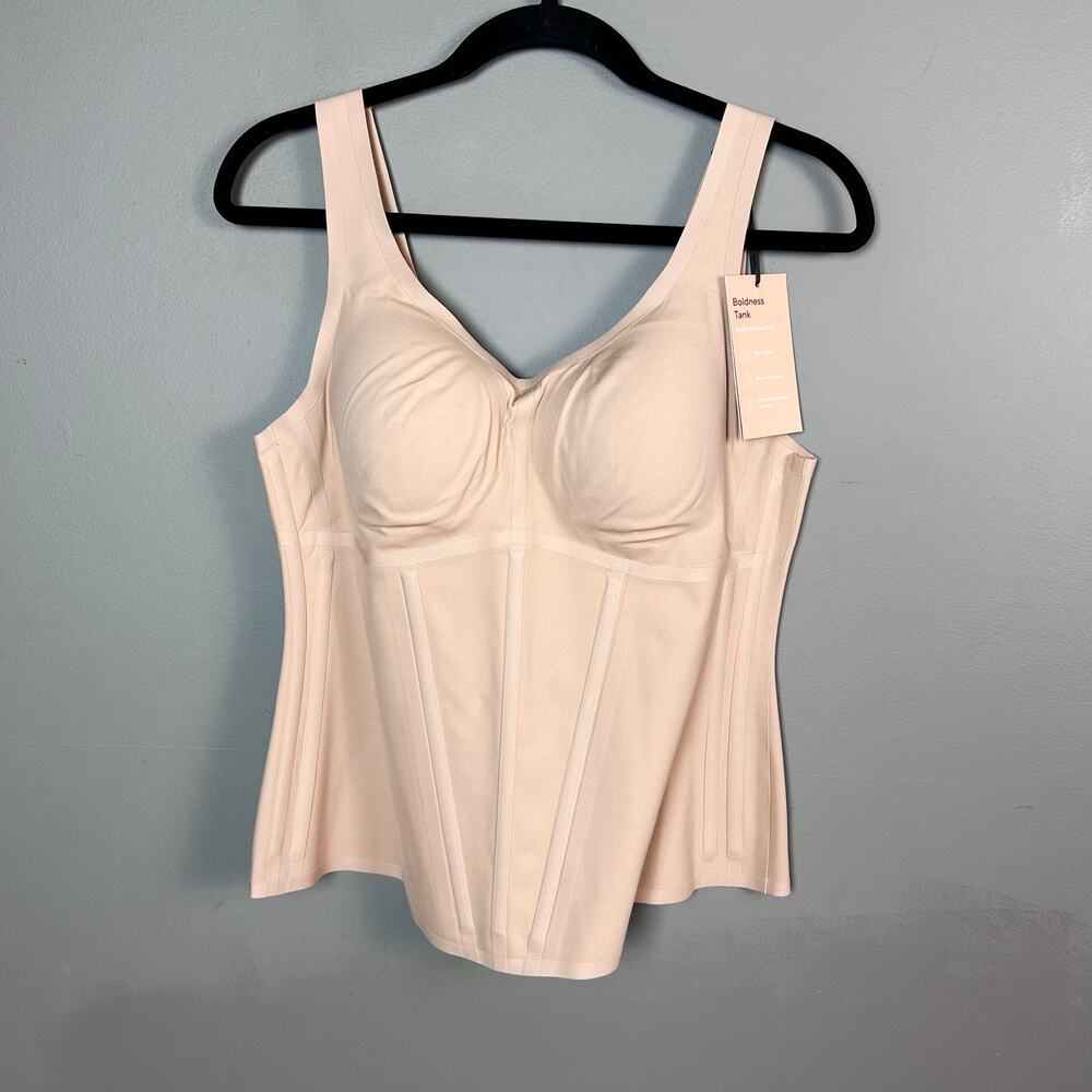 Honeylove Boldness Tank Shapewear 1X NWT Nude